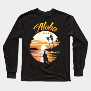 Aloha summer Long Sleeve T-Shirt